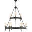 Chapman & Myers Classic Two-Tier Ring Chandelier-51178364-89432763