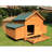 Pets Imperial® Double Savoy Chicken Coop with 2 Nest Boxes and Run Suitable for Up to 10 Small Birds
