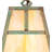 1 - Light Verdigris Square/Rectangle Pendant