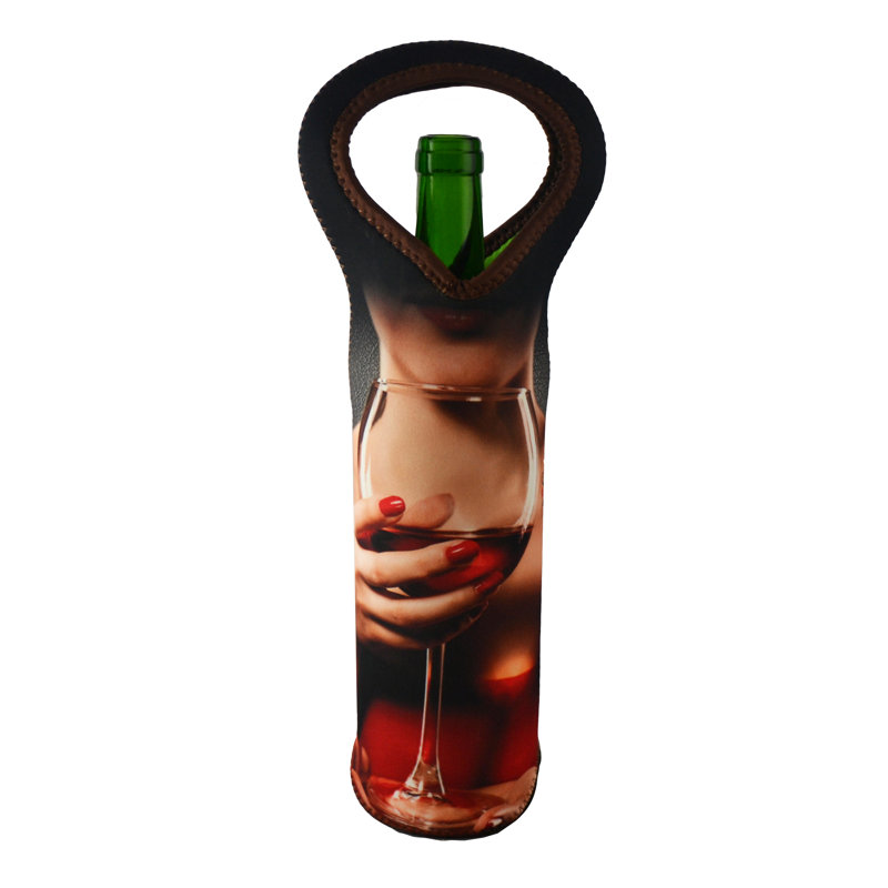 Neoprene Insulated Wine Bottle Holder Carrier