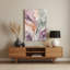 Aquarelle abstraite 64, art mural en métal beige-1375719845