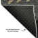 Premium Machine Washable Tweedy Black Rug