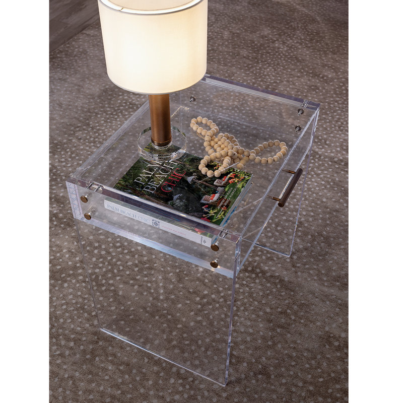 Table de bout avec rangement Milan