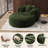75" Upholstered Barrel Chair - Plush Bubble Velvet Boneless Design-112880692