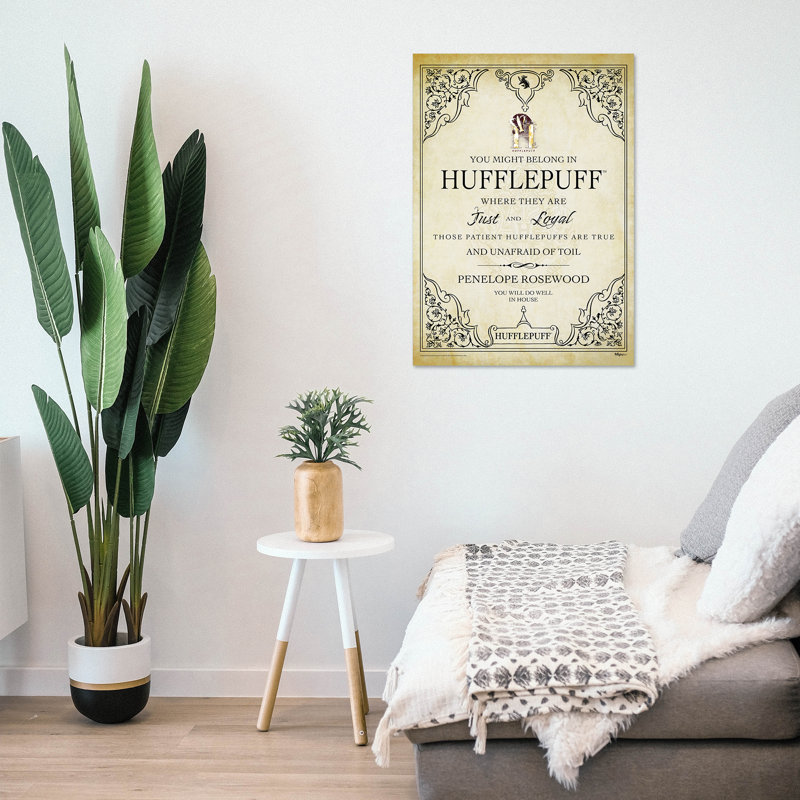 Harry Potter (Hufflepuff Assigned - Personalized)  Wall Art