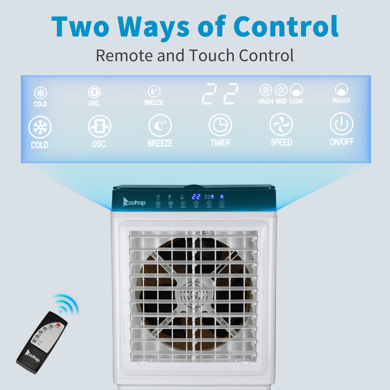 Winado 2353 Portable Evaporative Cooler with Remote Included