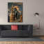  «Kong Burg» par John Hovenstine, art mural sur toile, 40 po x 54 po