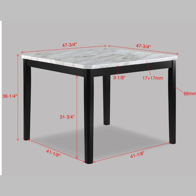 5-Piece Contemporary Counter Height Dining Set