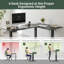 Table de bureau électrique à hauteur réglable en L électrique-1316965490