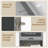 Wall Mounted Folding Desk with Storage, Chalkboard, Cork Board & Light – Space Saving Multi-Functional Home Office Desk-523541811-273044158