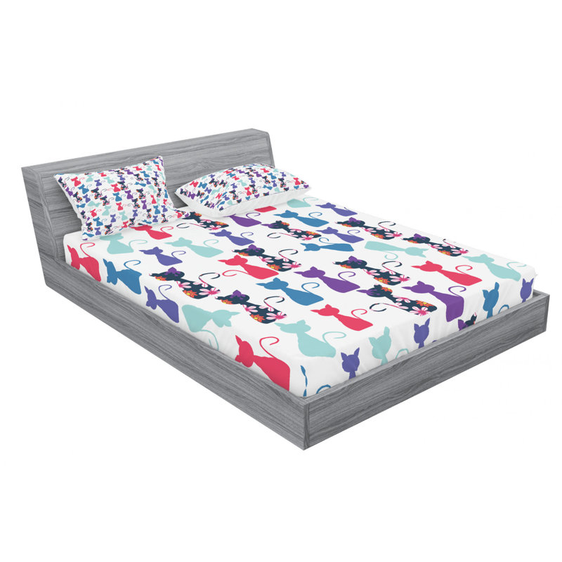 Microfiber Sheet Set, Full Sheet Set + Fitted Sheet + 2 Pillowcases