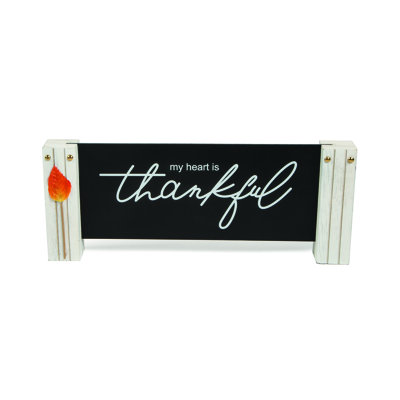Arinjay Wood Thanksgiving Sign
