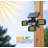Bell+Howell Bionic Solar Powered Floodlight with Remote Control, Wide Angle and Motion Activated