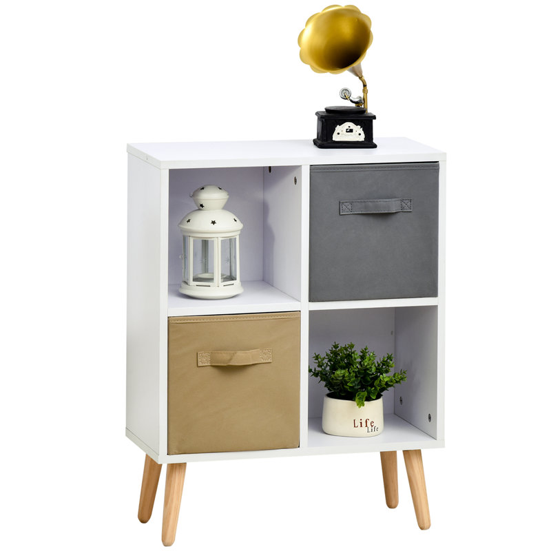 Sybil 2 -Drawer 2 -Shelf Storage Cabinet