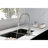 Kitchen Faucet With Pull Down Sprayer-124897240