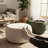 Round Velvet 28" Ottoman Coffee-1938924245