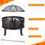 Round Charcoal Smokeless Fire Pit