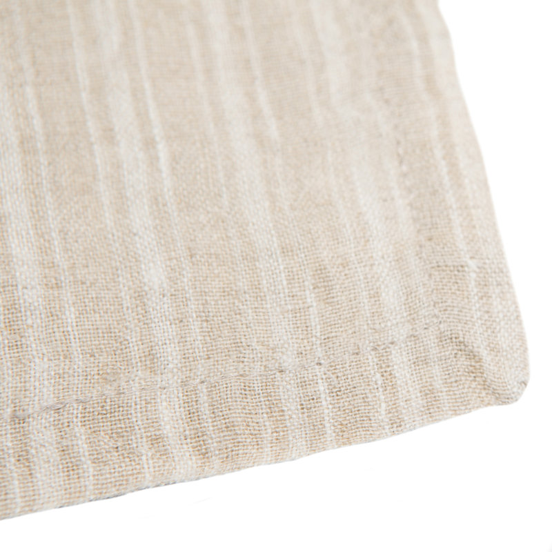 Bryars Linen Square Napkins, Natural/White