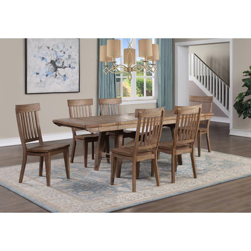 Ensemble de salle à manger Surbit Beardall, 7 pièces : table, 6 chaises