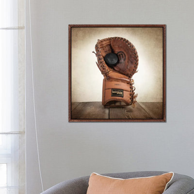 Hockey Goalie Mit - Print on Canvas