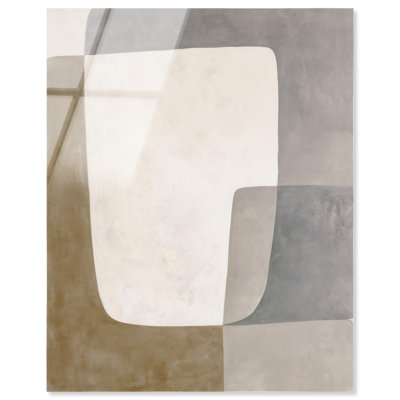 Stacked Pebbles III Acrylic Print Modern Wall Decor by Art Remedy, Ready to Hang, 16 x 20