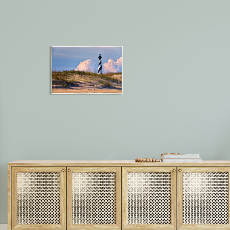 Art nautique sur toile flottant "Dunes nautiques" par Rick Berk, H 13 po x l 19 po x P 0,5 po, Bois