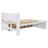 Bed with Side Bookcase, Drawers