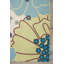 Tapis d'intérieur / extérieur bleu clair Bertran-214413984