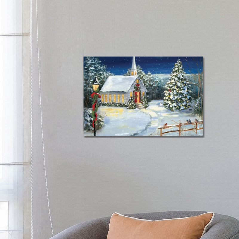 Holy Night by Sally Swatland - Print on Canvas, 66.04 cm H x 45.72 cm W x 3.175 cm D, Wrapped Canvas