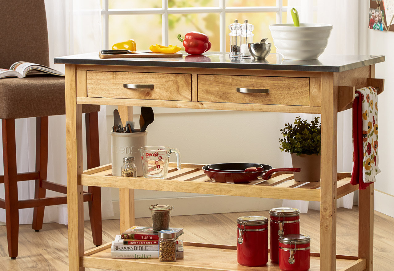 [BIG SALE] Versatile Wooden Kitchen Carts & Islands You’ll Love In 2024