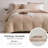 MILDLY Home essentials Super Soft Duvet Cover - 100% Washed Microfiber Comforter Cover Set 3 Pieces,Wrinkle-resistant and highly elastic-1546220874-1546220890