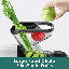 Presse-agrumes à presse à froid Sifene, double bouche large de 3 po, machine à mastication lente 250 W, sans BPA, blanc, nouveau-117542356