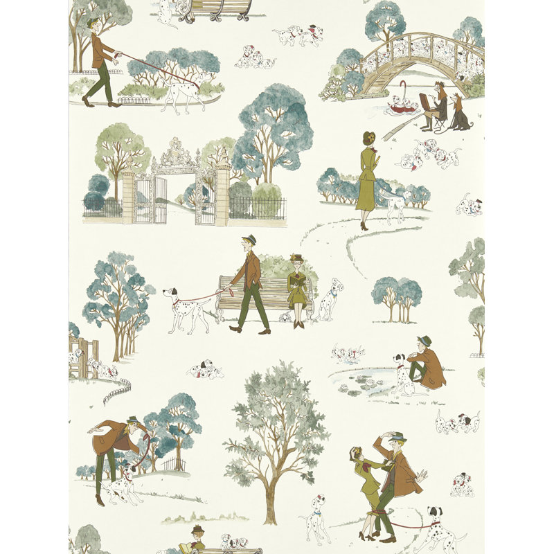 101 Dalmatians Wallpaper, Breeze Blue