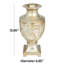 Vase de table en grès 14 "Miacomet Gold