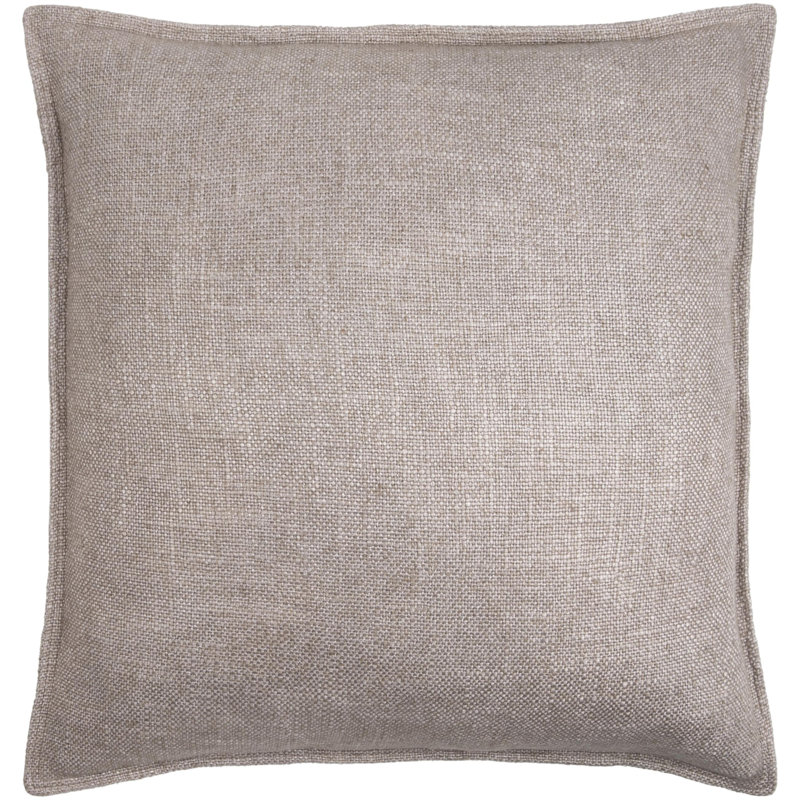 Coussin Thurman, Housse de coussin seulement - sans coussin, 20 po x 20 po, Brun