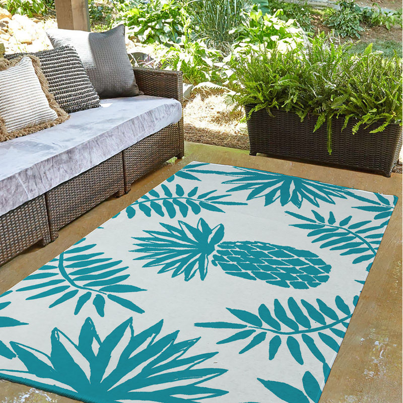 Chenille Floral Indoor Rug, Rectangle 5' x 7'