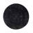 Huckstep One-of-a-Kind 9' 1" X 9' 1" Round Wool Area Rug Black