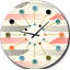 Horloge murale horizontale Mid-Century-40748252