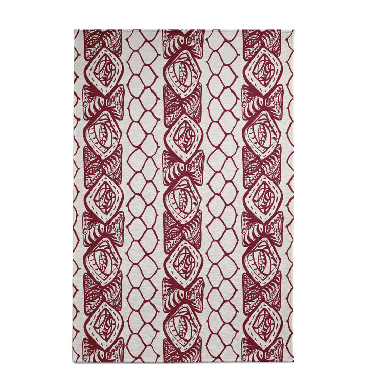 Safari Chenille Geometric Indoor Rug