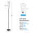 Smathering 65'' Traditional Floor Lamp with Remote Control and Bulb Included-312275106