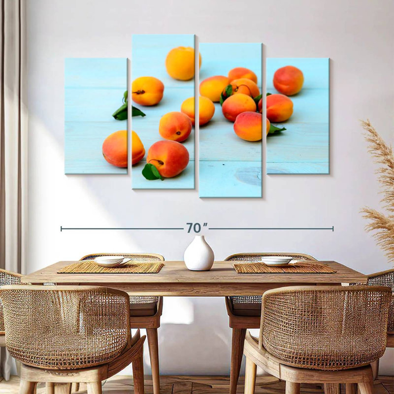 Yarlin Apricots On Table, 42" H x 68" W