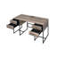 Bureau de bureau Desirre avec port USB