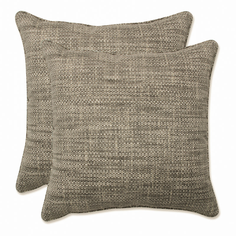 Housse et insert de coussin extérieur Remi, Gris