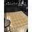 Yellow Grey Plaid Patterned Woven Base Rug-1341330161
