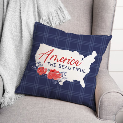 Outdoor Reversible Throw Pillow