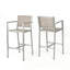 29.50" Barstools with Rust-Proof Aluminum Frame Set of 2