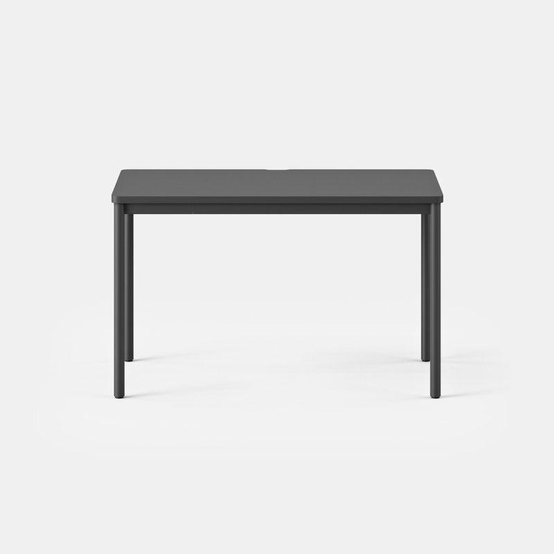 Daily Desk, 28.5" H x 48" W x 24" D, Charcoal, Charcoal
