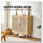 Armoire en rotin, armoire de rangement en rotin