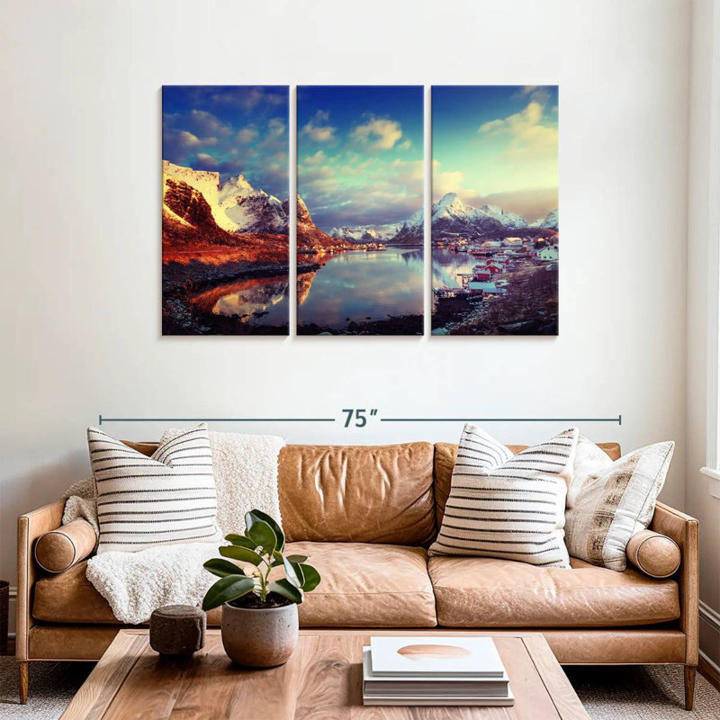 Alvord, village scandinave, H 36 po x l 57 po