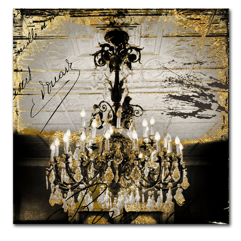 Jadaya «Chand 1», reproduction d'art sur toile tendue, H 14 po x l 14 po x P 2 po